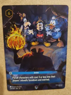 Disney Lorcana Spooky Sight (enchanted) Whispers In The Well Holofoil 237/204 - Image 1