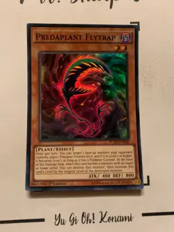 PREDAPLANT FLYTRAP - 1st EDITION FUEN-EN006 ENGLISH Yu-Gi-Oh! CARD SUPER RARE - Image 4