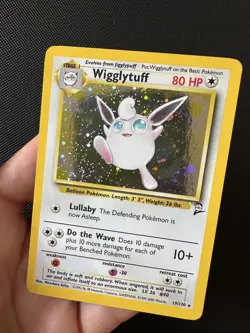 Wigglytuff 19/130 Holo Rare Base Set 2 Pokemon Card - Image 2