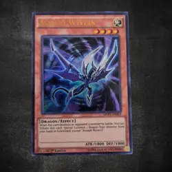 1996 Yu-Gi-Oh! 1st Edition Assault Wyvern Card MVP1-EN003 Ultra Rare - Image 1