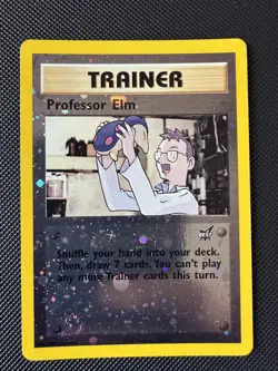 Professor Elm - Best of Game #3 - 2002 - Pokemon Card - Image 1