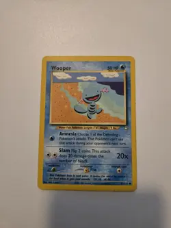 Wooper 82/111 | Neo Genesis | Non Holo Pokemon Card LP - Image 1