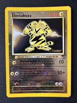 Electabuzz WINNER - Best of Game #1 - 2002 - Pokemon Card - Image 1