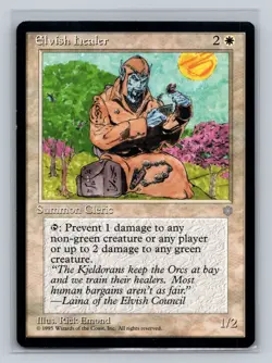 Magic: the gathering Ice Age Elvish Healer Common MTG tcg - Image 1