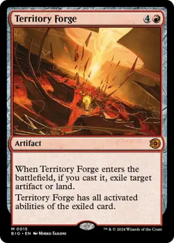 🧙Territory Forge M 0015 BIG The Big Score OTJ Outlaws Of Thunder Junction MTG - Image 1