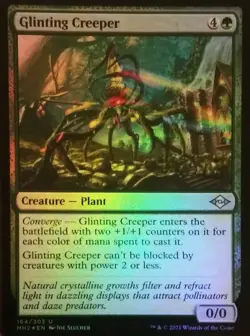 Glinting Creeper #164/303 MTG Modern Horizons 2 Foil Uncommon Near Mint - Image 1