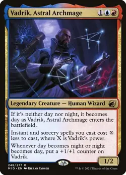 Vadrik, Astral Archmage #248/277 MTG Innistrad: Midnight Hunt MID Rare NM - Image 1