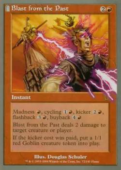 Blast from the Past - Light Play MTG Unhinged - Image 1