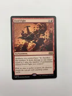 Food Fight - Wilds of Eldraine MTG Rare Magic the Gathering NM - Image 1