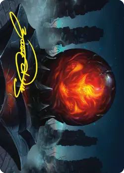 MTG Commander's Sphere Art Card (Gold-Stamped Signature) [The Lord of t - Image 1