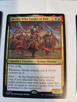 MTG - Alesha, Who Laughs at Fate - Foundations - Image 1