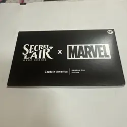 Mtg Secret Lair Captain America - Rainbow Foil Edition - Sealed - Image 1