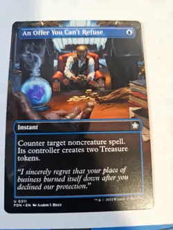 MTG - An Offer You Cant Refuse Borderless - Foundations - Image 1