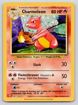 Charmeleon 002/034 Holo Classic Collection Trading Card Game Classic Pokemon NM - Image 1