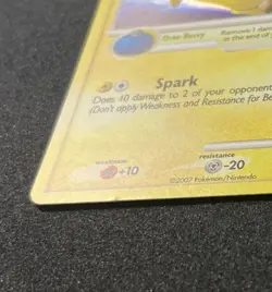 Pokemon TCG Pikachu Pop Series 6 009/017 Holo Basic Card 2007 NM(-) SWIRL - Image 3