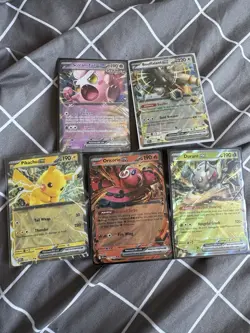 Pokemon TCG Lot Of 5 Ex Cards Pikachu Durant Etc - Image 1