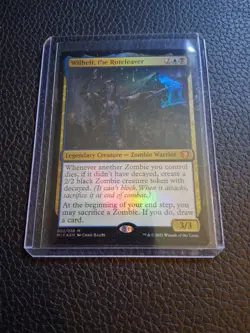 MTG Innistrad Midnight Hunt Commander Wilhelt, the Rotcleaver Foil Card 002/038 - Image 1