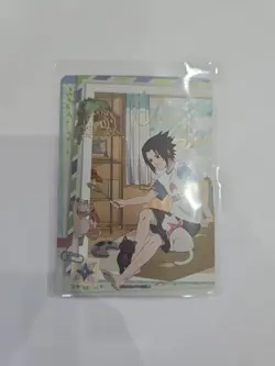 Sasuke Uchiha NRSA01-PU-005L4 Stamped Naruto Kayou Card Heavens Scroll (NM) - Image 1