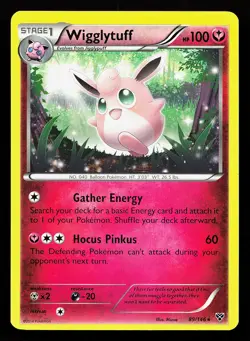 Wigglytuff 89/146 Rare OFF CENTER Error Misprint XY Base Set Pokemon Card - Image 1