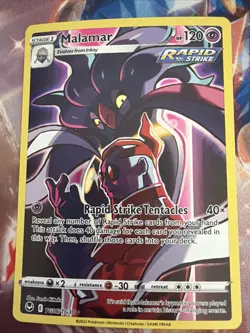 Malamar - TG06/TG30 - Pokemon Silver Tempest Trainer Gallery Holo Card NM - Image 1