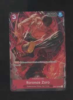 Roronoa Zoro OP01-025 SR Parallel Alt Art ONE PIECE Card - Image 1