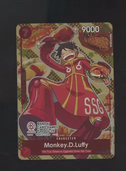 One Piece Chinese Card Game Enlgish Fest 24-25 Luffy P-080 Promo Foil - Image 1