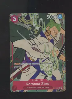 Roranoa Zoro OP01-025 1st Anniversary Set Promo One Piece Card Eng - Image 1