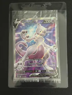 Pokemon TCG Mewtwo v SWSH229 Ultra Rare Black Star Promo Card SEALED - Image 1