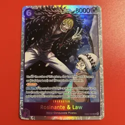 Rosinante & Law - EB04-038 Holo - One Piece Card Game TCG English - NM/M - Image 1