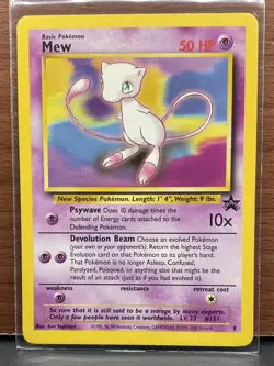 POKEMON Mew 1999 Black Star Promo Card #8 - Image 1