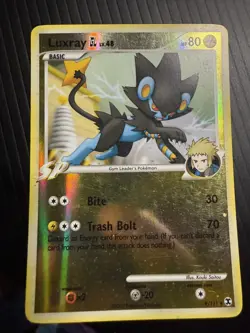 Pokemon TCG Luxray GL 9/111 Rising Rivals Reverse Holo Card 2009 - Image 1