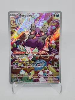Morpeko 206/182 Holo Illustration Rare Paradox Rift Pokemon Card - Image 1