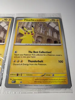 Brand New Sealed 2X- Pokemon TCG Pikachu At The Museum Promo Card - Image 4