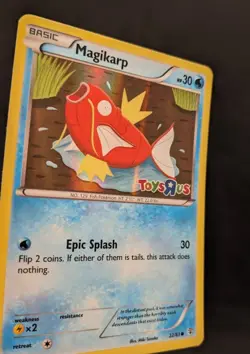 Magikarp - 22/83 -Pokemon TCG -(Toys R Us)- Miscellaneous Cards - HOLO BLEED- LP - Image 2
