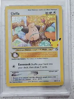 PSA10 Pi 25th Promo English Version Cleffa Excellent Condition Pokemon Card - Image 3