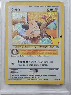 PSA10 Pi 25th Promo English Version Cleffa Excellent Condition Pokemon Card - Image 4
