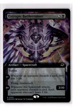 Entropic Battlecruiser (Extended Art) 332 Edge of Eternities Foil NM - Image 1