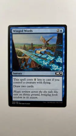 MTG Core set 2020 Winged Words 080/280 Magic the Gathering - Image 1
