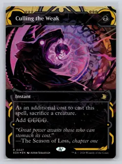 Culling the Weak 27 Secrets of Strixhaven: Mystical Archive Foil NM - Image 1