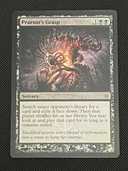 Praetor’s Grasp Foil New Phyrexia MTG NM - Image 1