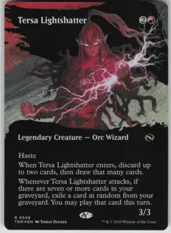 MTG TCG Tersa Lightshatter (Borderless) R Tarkir: Dragonstorm 345 - Image 1