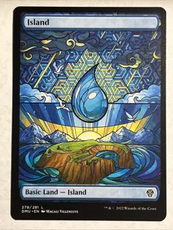 Dominaria United Full Art Stained Glass Lands LOT OF 8 NM - Image 5