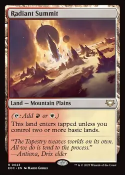 Radiant Summit - Edge of Eternities Commander - MTG - Image 1