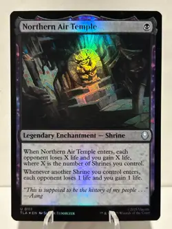 Northern Air Temple 111 U Avatar: The Last Airbender FOIL NM MTG - Image 1