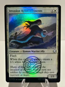 Invasion Reinforcements 24 U Avatar: The Last Airbender FOIL NM MTG - Image 1