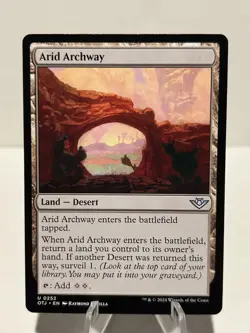 Arid Archway 252 U Outlaws of Thunder Junction NM MTG - Image 1