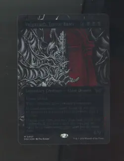 2024 MTG Duskmourn House of Horror Textured Foil #0407 Valgavoth Terror Eater - Image 1