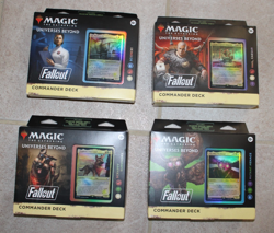 MTG Fallout Commander Deck - SEALED (Set of 4 Decks) - Image 1