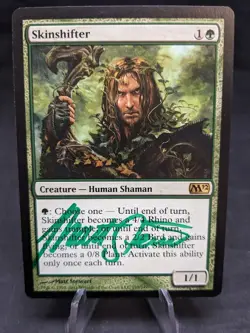 Skinshifter | MTG Magic the Gathering Core 2012 | Artist Signed | NM | A - Image 1