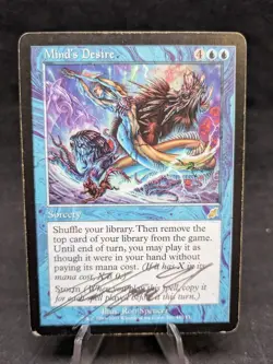 Mind's Desire | MTG Magic the Gathering Scourge | Artist Signed | HP | A - Image 1